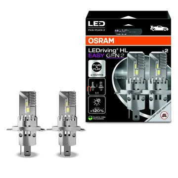 Osram LEDriving HL Easy Gen 2 H4/H19, hidegfehér LED tompított és távolsági fényszóró