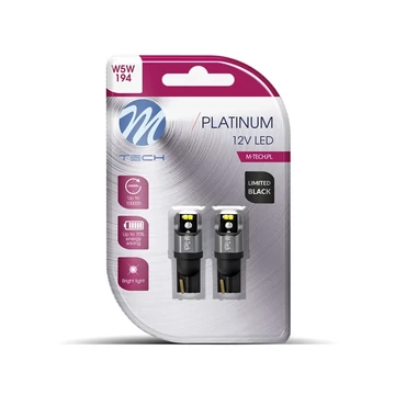 M-TECH 2x LED dióda T10-W5W 4x1616SMD Bliszter