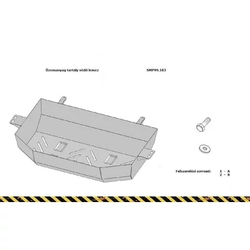 TAS99.183 - Üzemanyagtartály védőlemez (16016T)