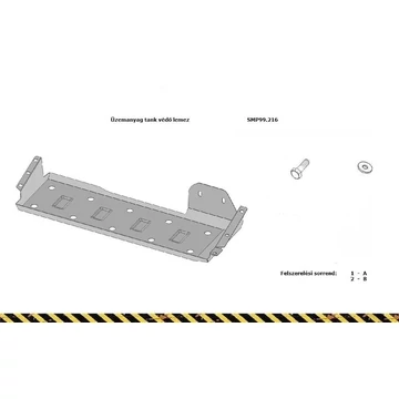 TAS99.216 - Üzemanyagtartály védőlemez (16018T)