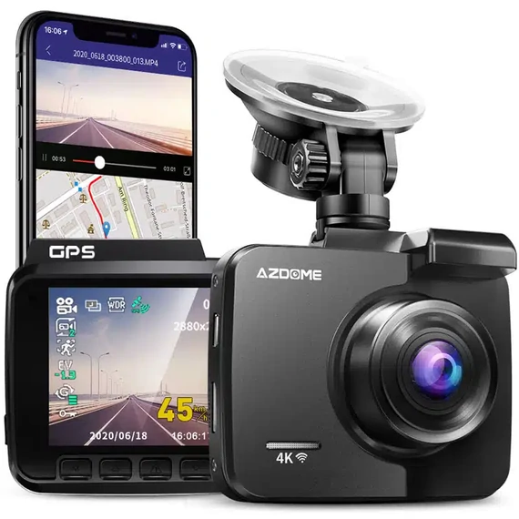 AzDome GS63H menetrögzítő kamera Wifi+GPS