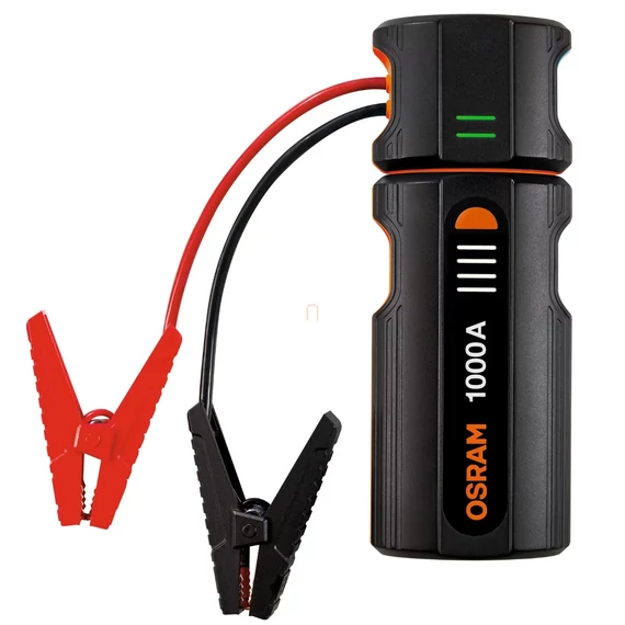 Osram OJS020 Batteryjumpstart 1000 lítium gyorsindító, 8000 mAh akkumulátorral, 1000 A csúcsteljesítménnyel