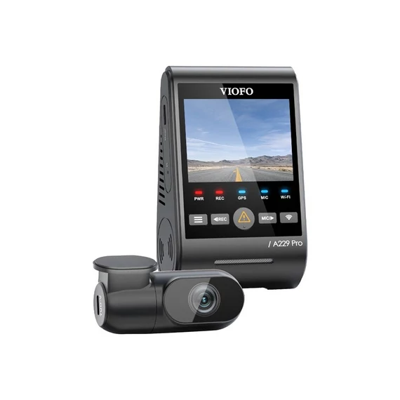 VIOFO A229 PRO 2CH 4K + 2K WiFi, GPS videófelvevő