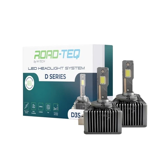 M-Tech D3S Plug&Play 6000K Led izzó